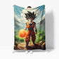 Couvertures Sherpa personnalisées Vegeta Power-Up