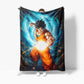 Dragon Ball Z Throw Blanket Kize Size