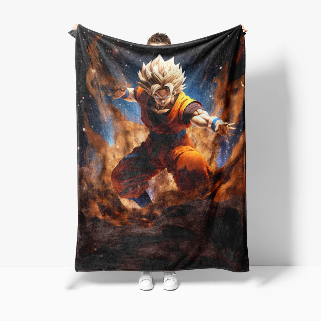 Couverture Sherpa en vison Dragon Ball Z Saga