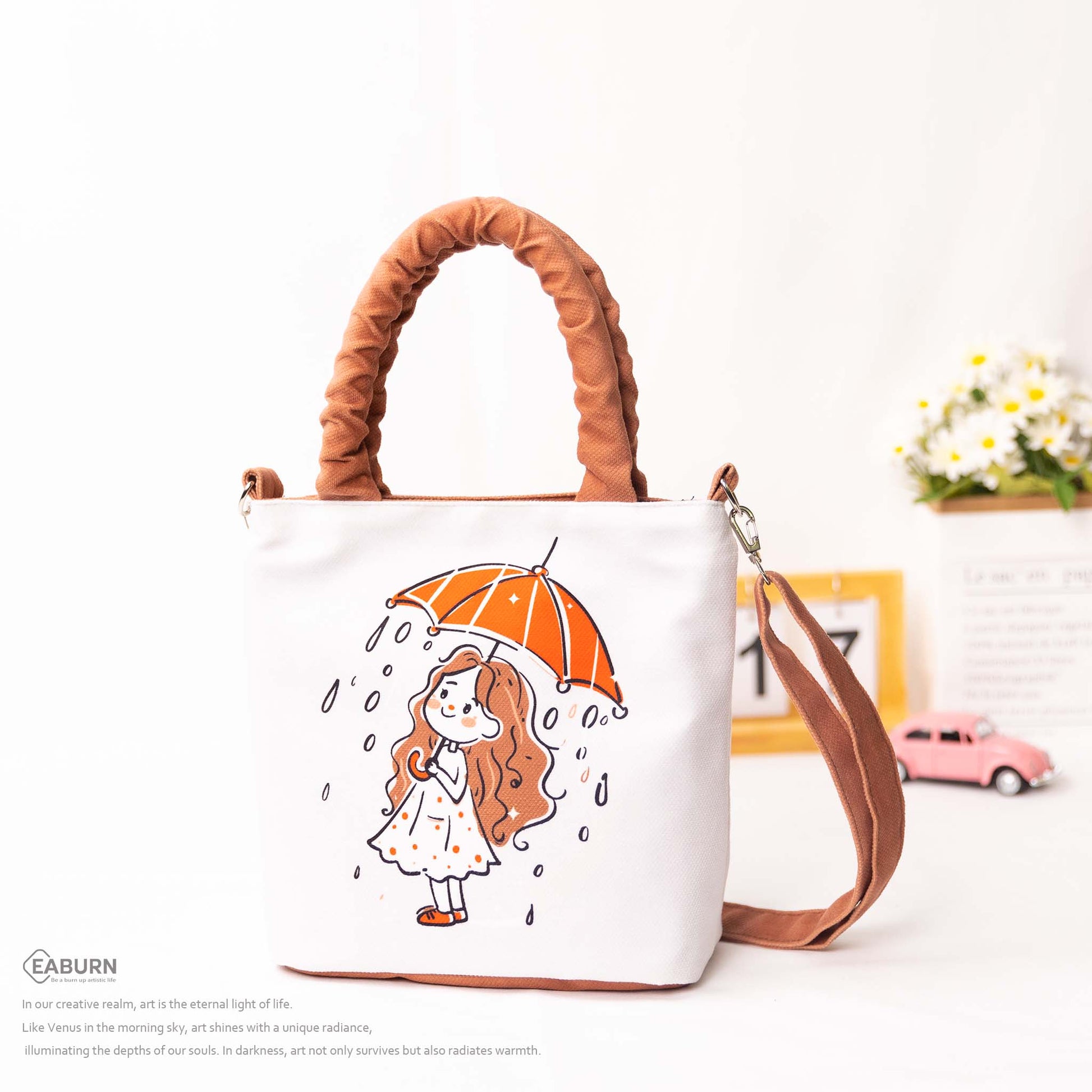 bucket bag brown