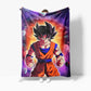 Couverture polaire Sherpa de haute qualité pour les fans de Goku.