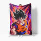 Couverture polaire Sherpa de haute qualité pour les fans de Goku.