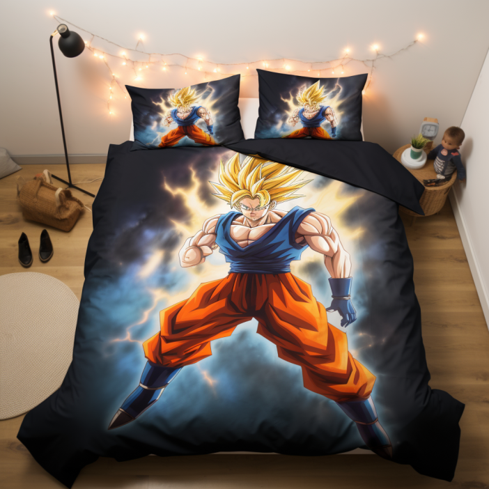 Vegeta Power-Up Custom Sherpa Blankets