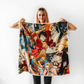 one piece printed fleece blanket twin