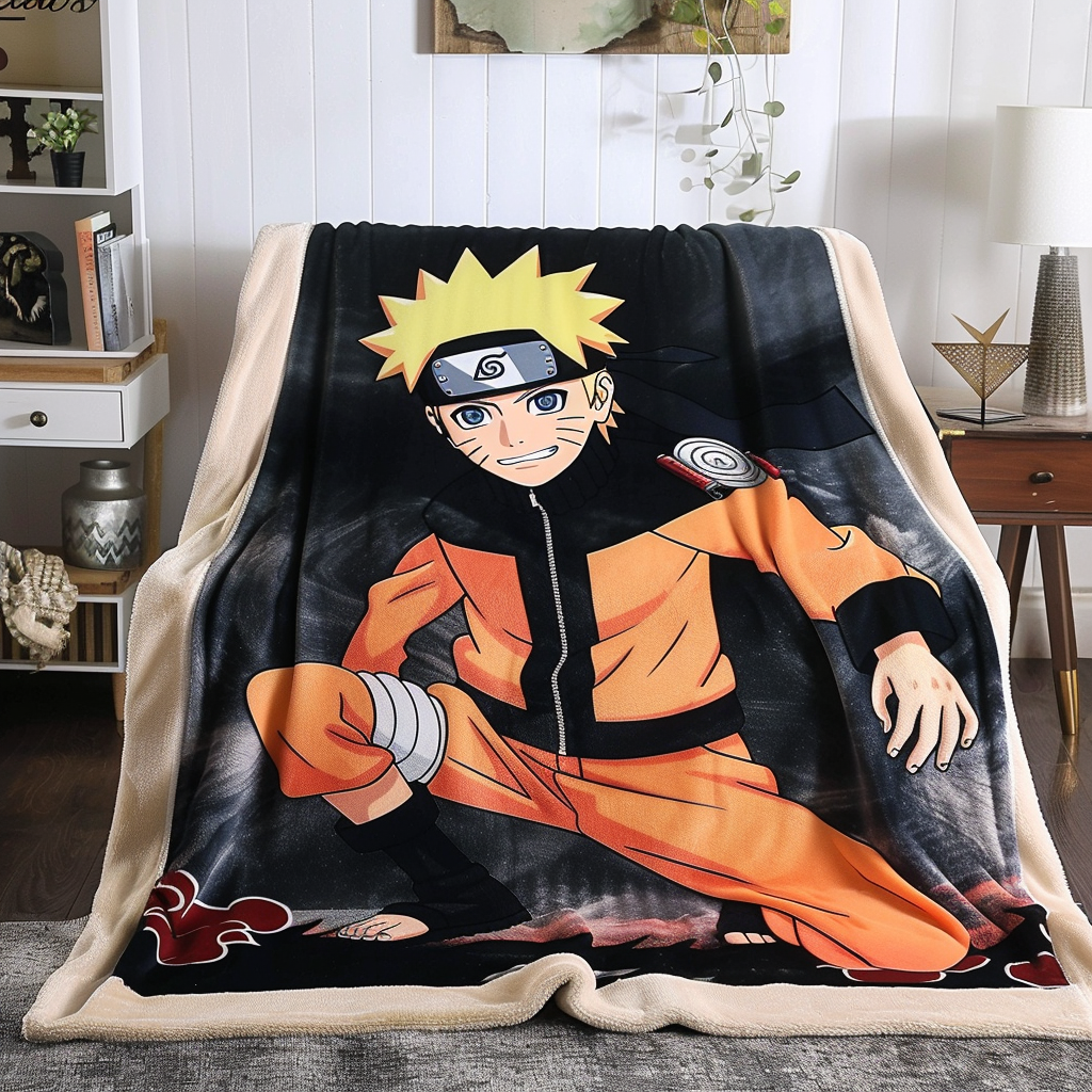 personalized naruto blanket full size